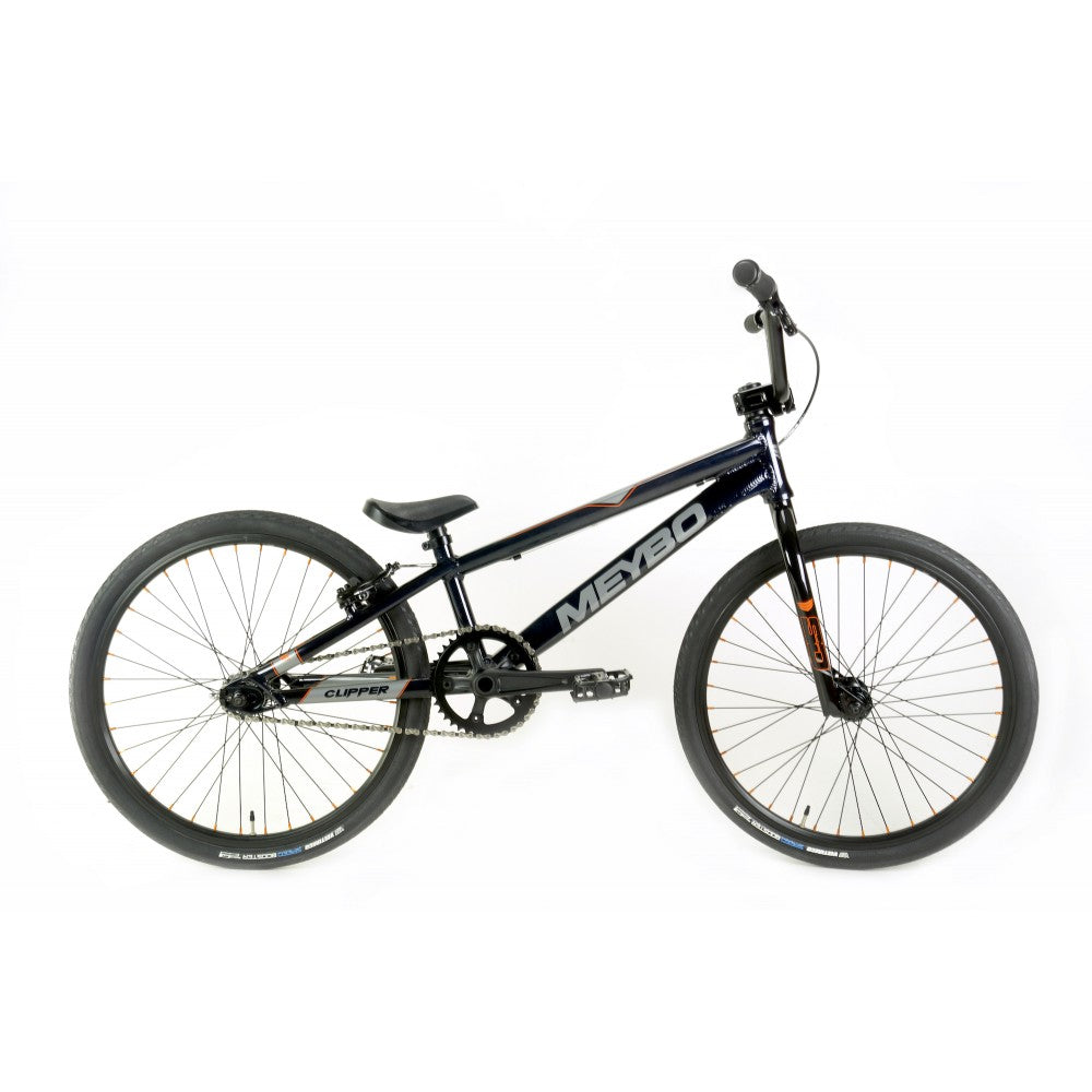 Meybo Clipper BMX Race Bike-Dark Blue/Gray/Orange-Expert