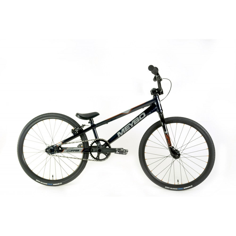 Meybo Clipper BMX Race Bike-Dark Blue/Gray/Orange-Junior