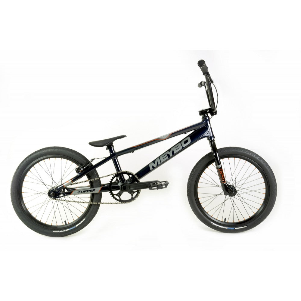 Meybo Clipper BMX Race Bike-Dark Blue/Gray/Orange-Pro XL