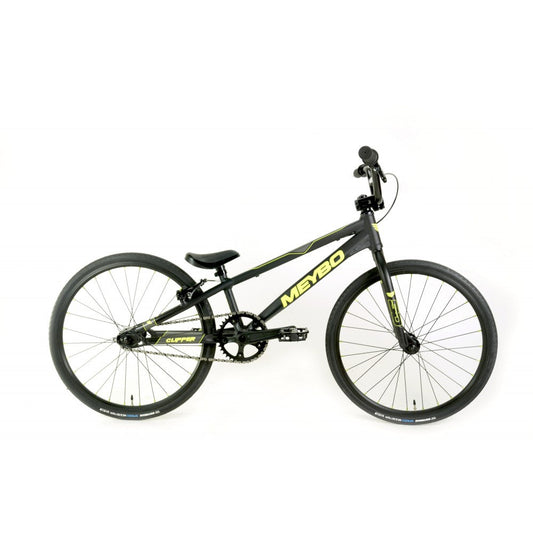 Meybo Clipper BMX Race Bike-Matte Black/Matte Lime/Matte Grey-Junior